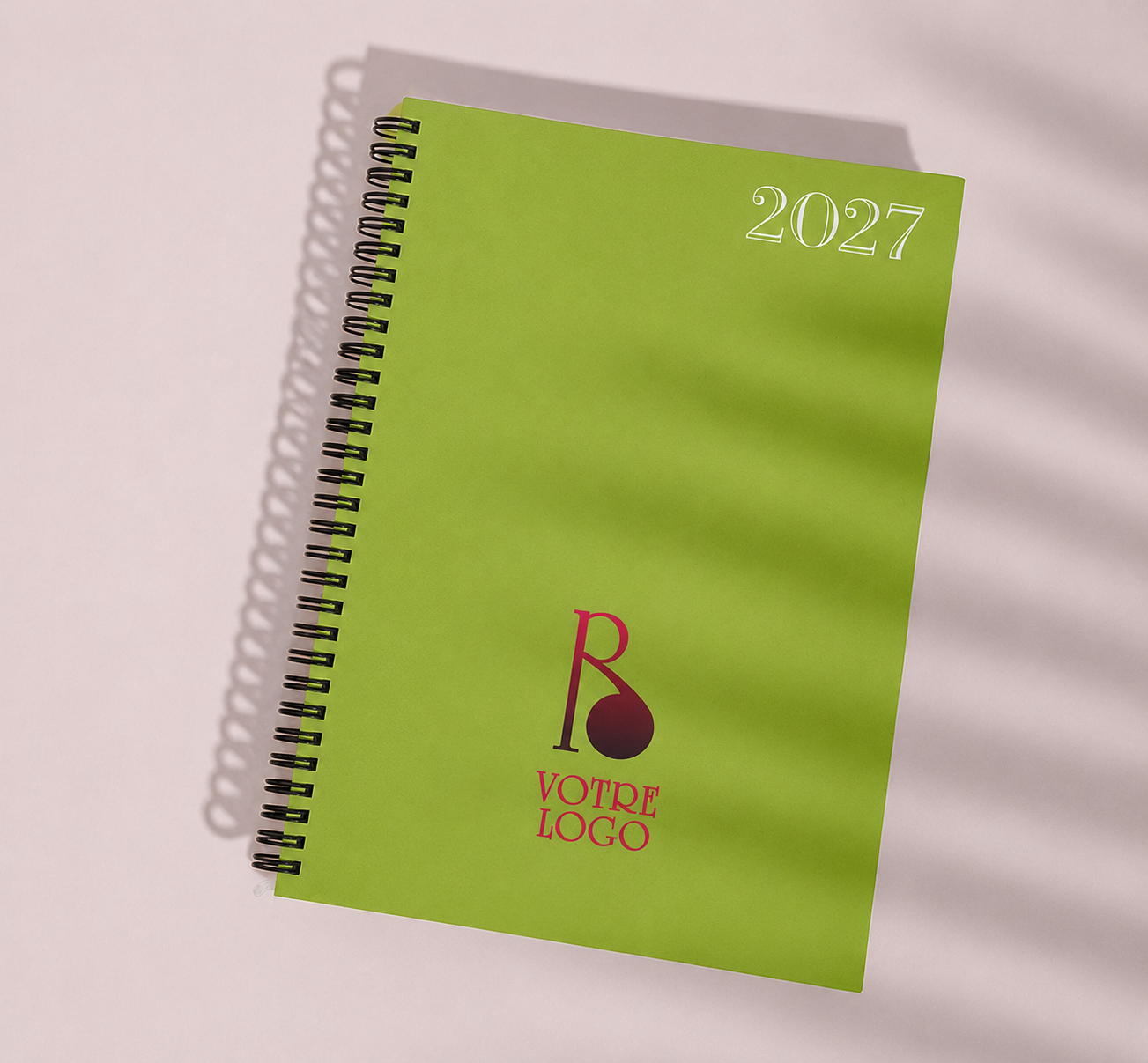 agenda semainier à spirale pour entreprise et professionnel